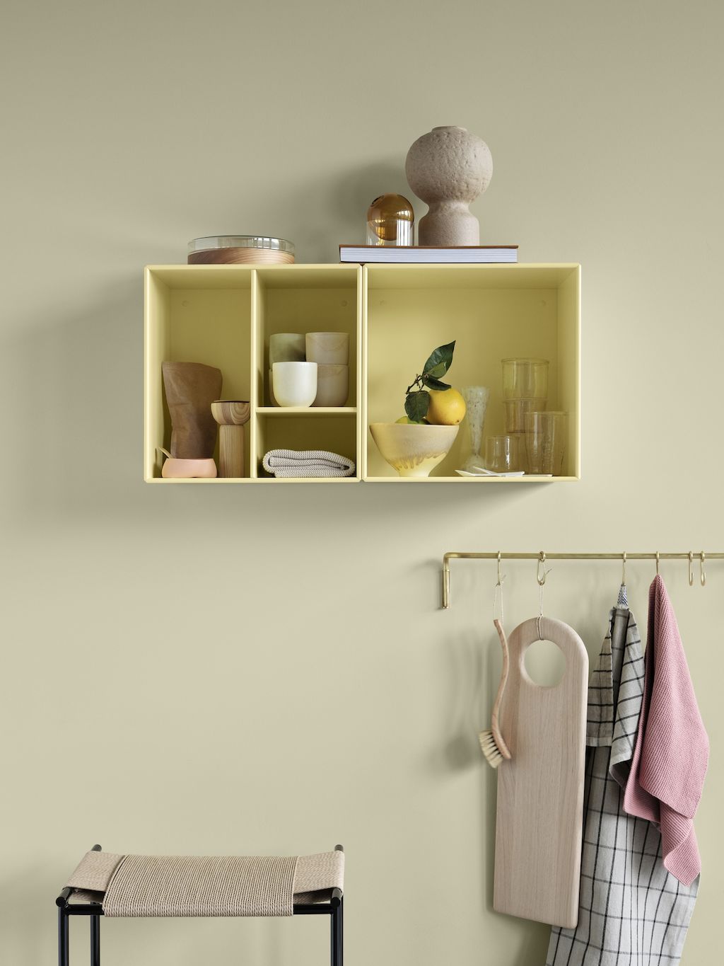 Goldkant Montana Mini Kitchenshelf Camomile H